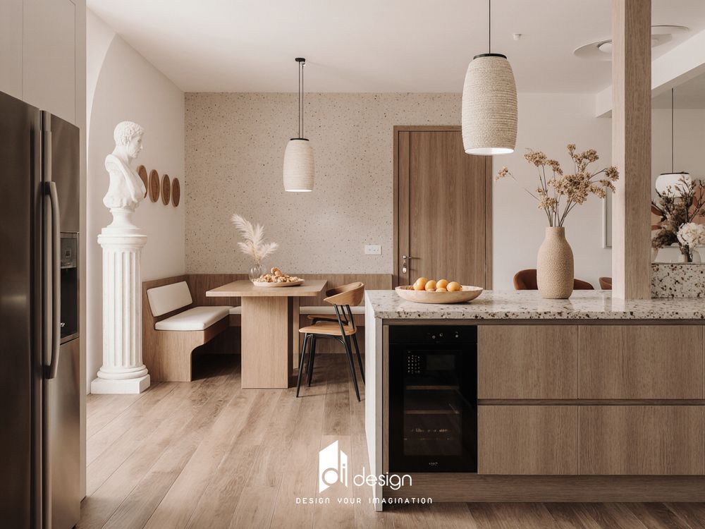 Thiết kế nội thất căn hộ chung cư 66m2 Opal Riverside
