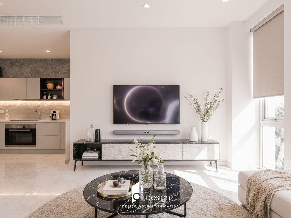 Thiết kế nội thất căn hộ chung cư 71m2 Saigon South Plaza