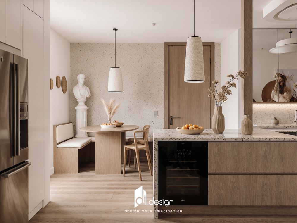 Thiết kế nội thất căn hộ chung cư 78m2 đẹp và tiện nghi.