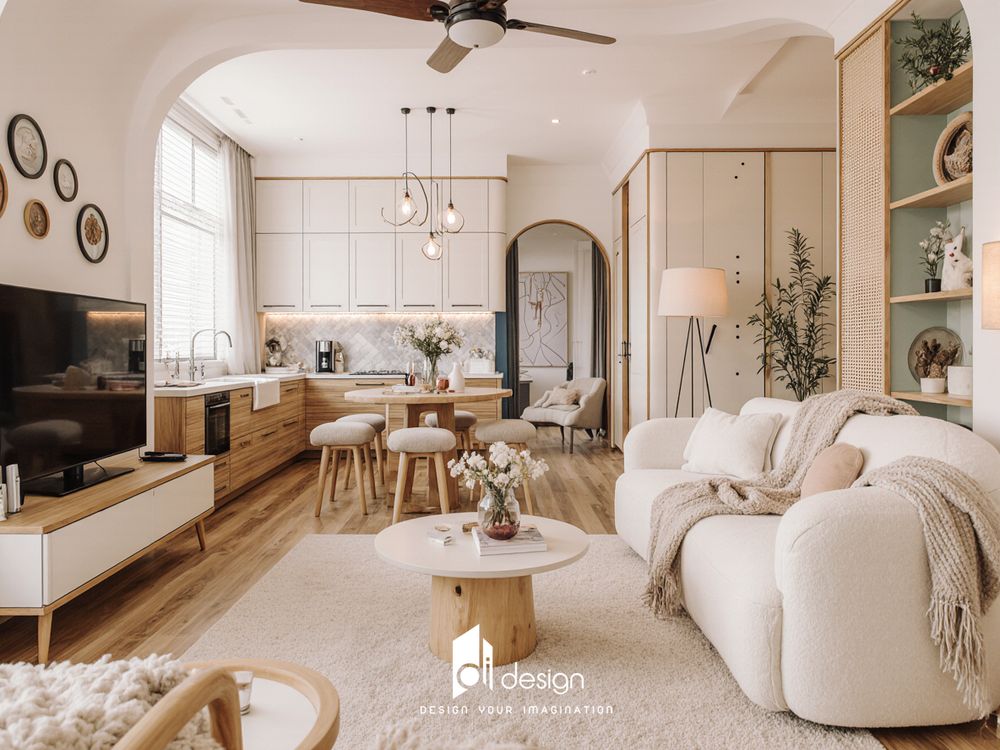 Thiết kế nội thất căn hộ chung cư 88m2 Đảo Kim Cương - Diamond Island Thiết kế nội thất căn hộ chung cư 88m2 Đảo Kim Cương - Diamond Island