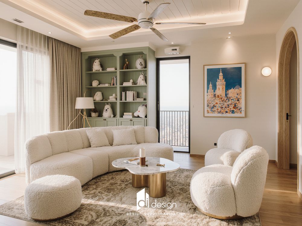 Thiết kế nội thất căn hộ chung cư 89m2 Celadon City