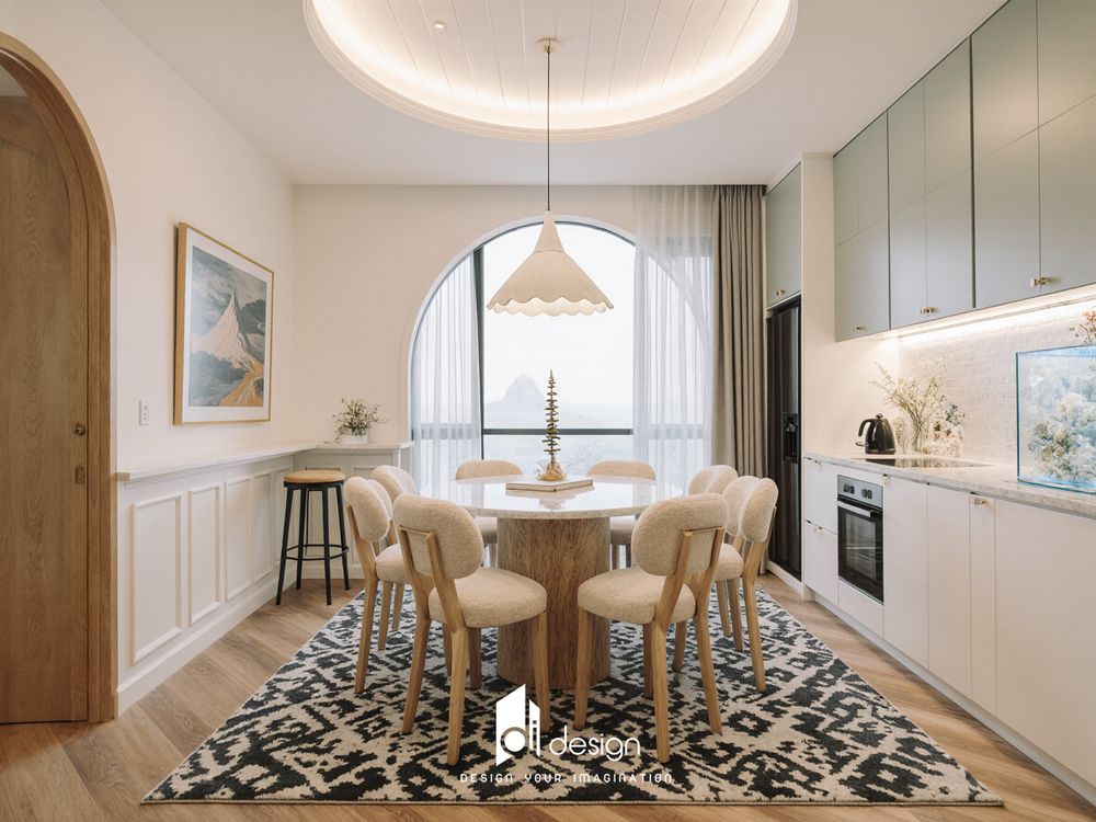 Thiết kế nội thất căn hộ chung cư 89m2 Celadon City