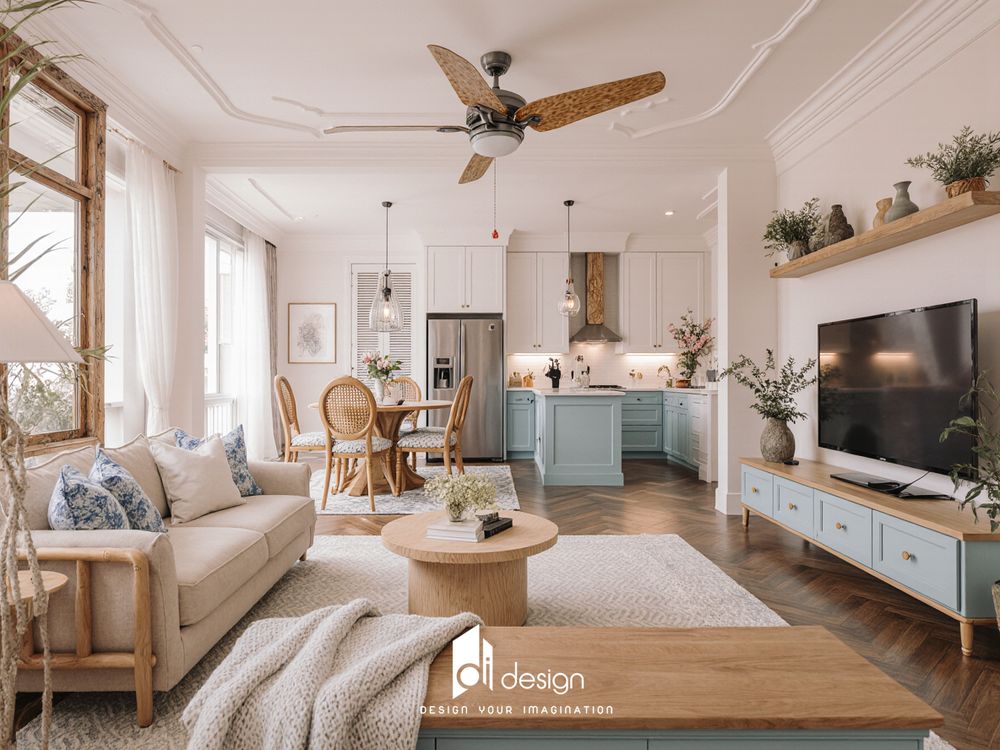 Thiết kế nội thất căn hộ chung cư Hà Đô Centrosa 83m2