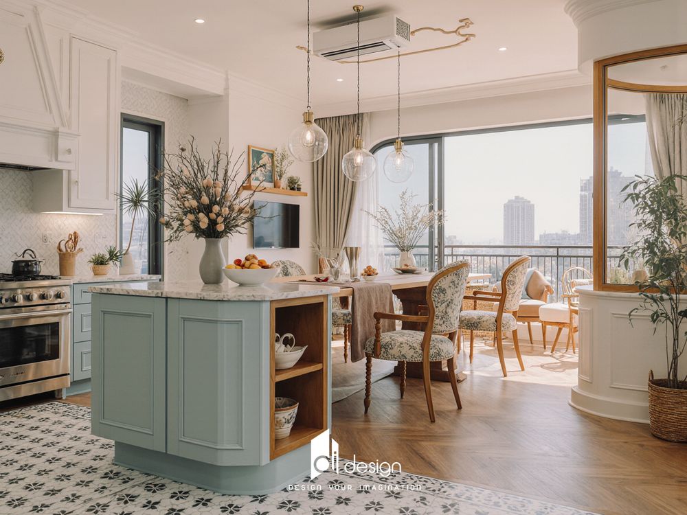 Thiết kế nội thất căn hộ chung cư Hà Đô Centrosa 83m2