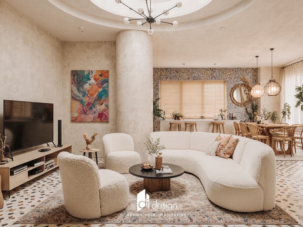 Thiết kế nội thất căn hộ phong cách Bohemian ấn tượng đầy mê hoặc