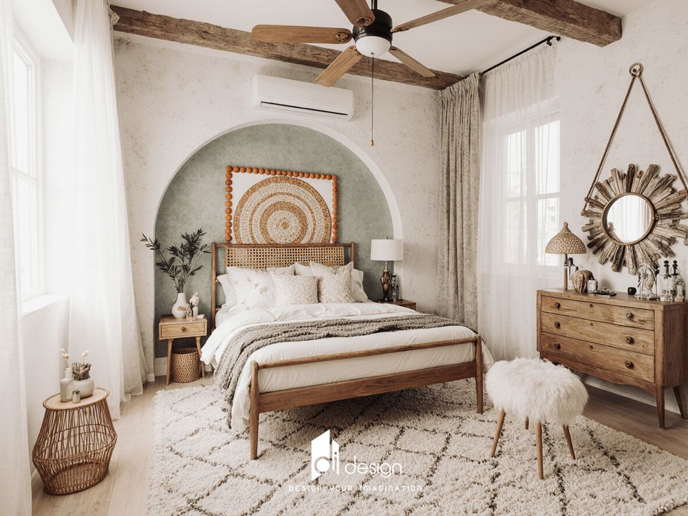 Thiết kế nội thất căn hộ phong cách Bohemian ấn tượng đầy mê hoặc