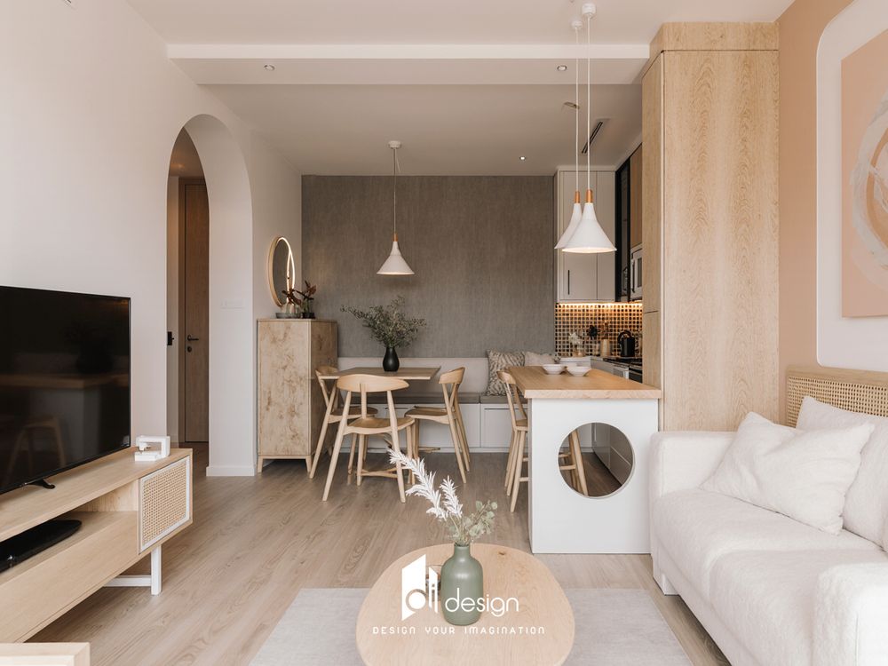 Thiết kế nội thất căn hộ phong cách Color Block đầy sáng tạo Thiết kế nội thất căn hộ phong cách Color Block đầy sáng tạo