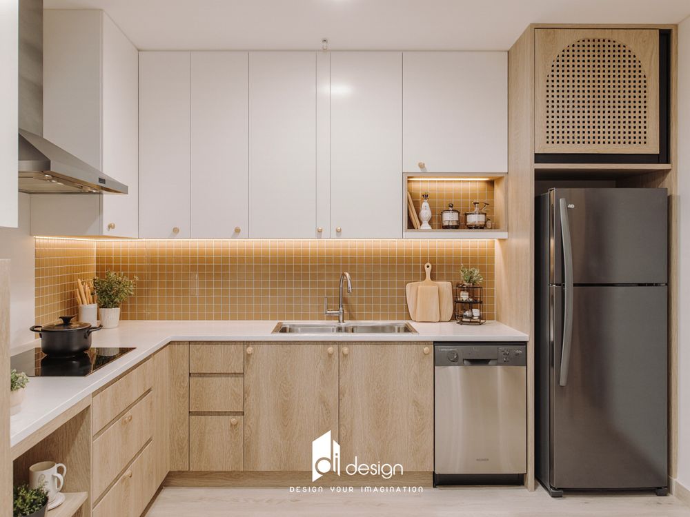Thiết kế nội thất căn hộ phong cách Color Block đầy sáng tạo Thiết kế nội thất căn hộ phong cách Color Block đầy sáng tạo