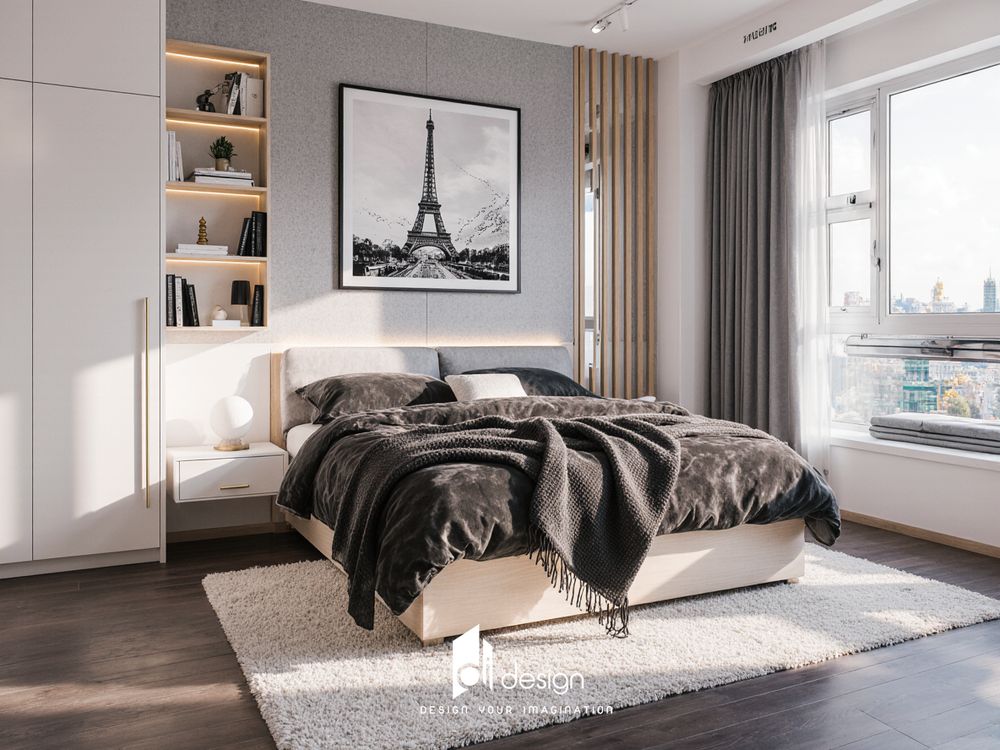 Thiết kế nội thất căn hộ phong cách đồng quê Thiết kế nội thất căn hộ phong cách đồng quê