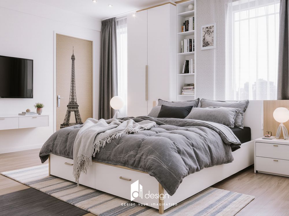 Thiết kế nội thất căn hộ phong cách đồng quê Thiết kế nội thất căn hộ phong cách đồng quê