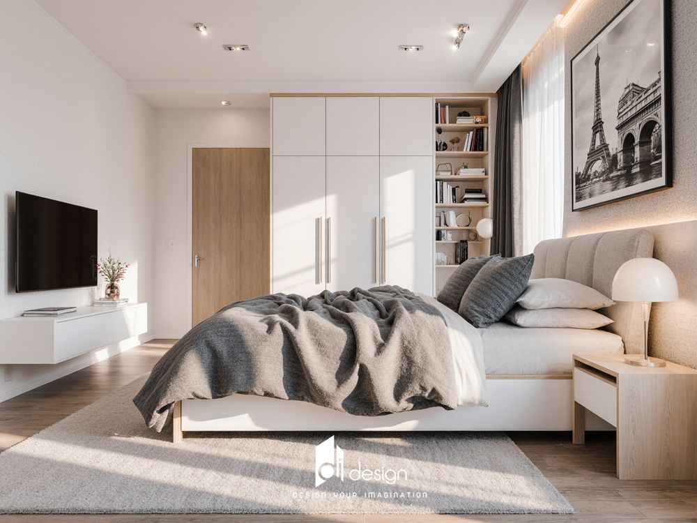 Thiết kế nội thất căn hộ phong cách đồng quê Thiết kế nội thất căn hộ phong cách đồng quê