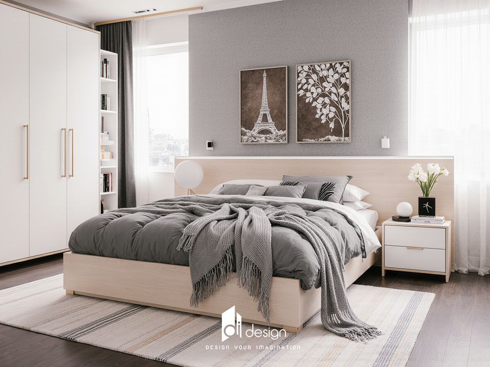 Thiết kế nội thất căn hộ phong cách đồng quê Thiết kế nội thất căn hộ phong cách đồng quê
