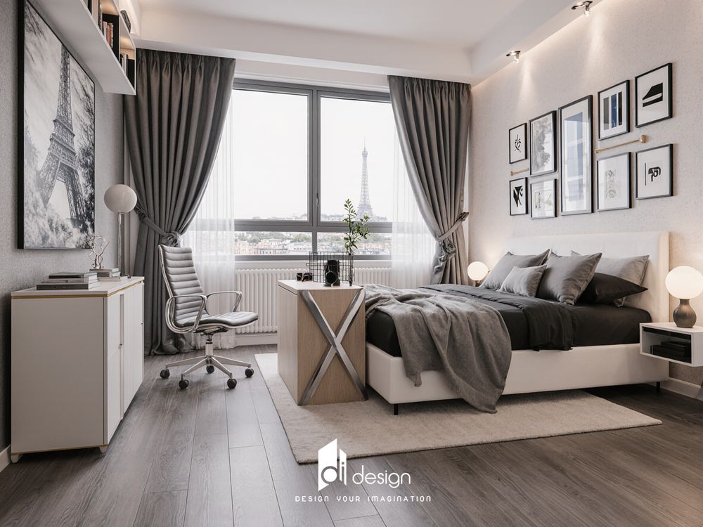 Thiết kế nội thất căn hộ phong cách đồng quê Thiết kế nội thất căn hộ phong cách đồng quê