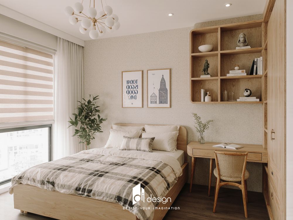 Thiết kế nội thất căn hộ The Beverly Solari 69m2 phong cách Wabi sabi Thiết kế nội thất căn hộ The Beverly Solari 69m2 phong cách Wabi sabi