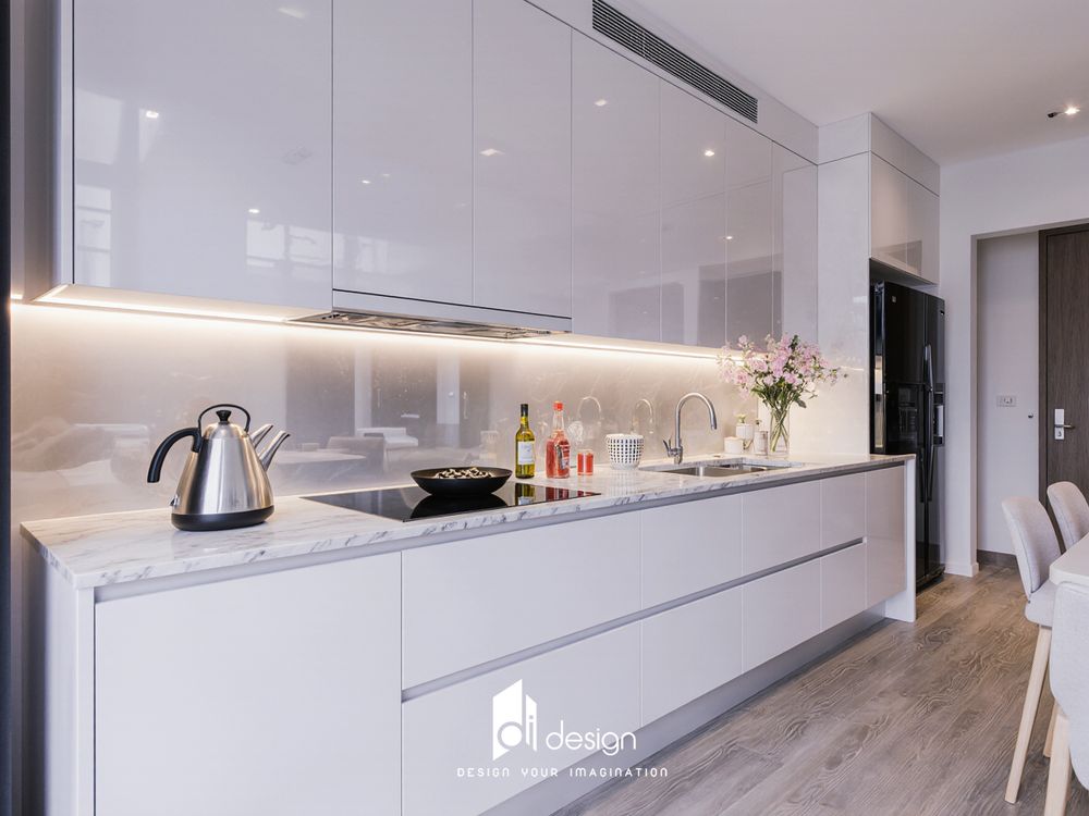 Thiết kế nội thất chung cư 68m2 De La Sol