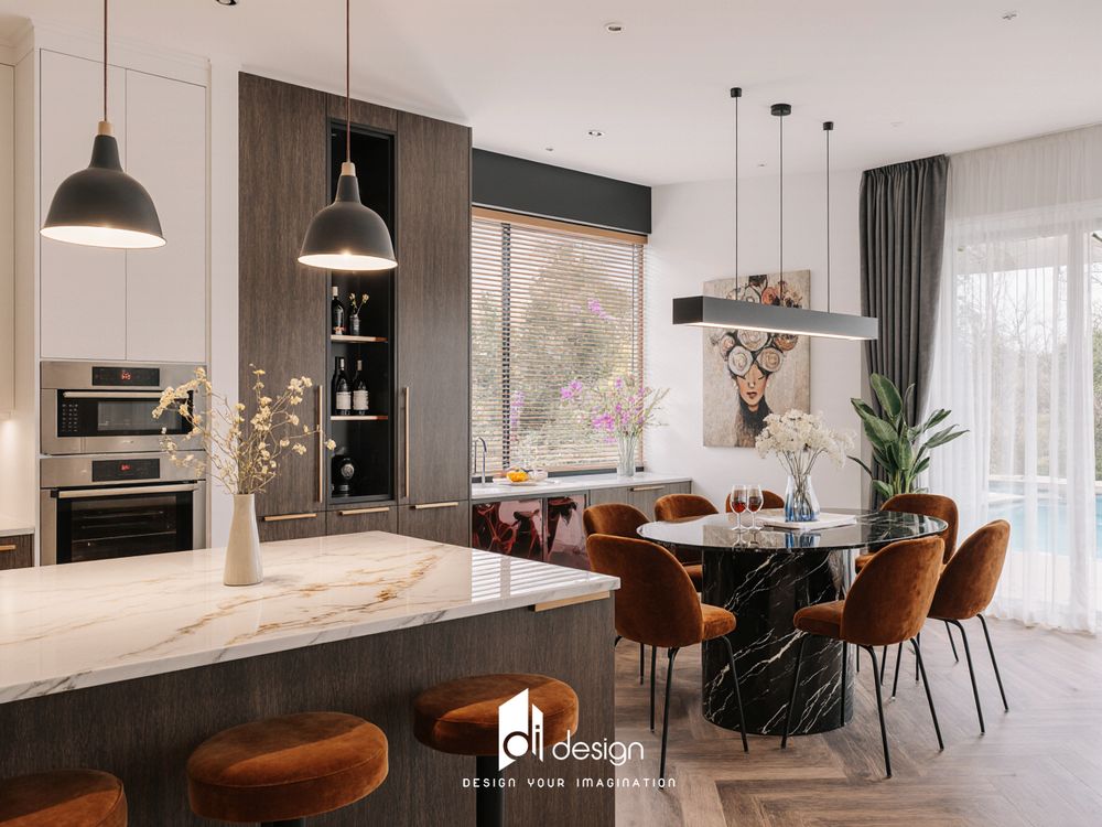 Thiết kế nội thất nhà 2 tầng đẹp tiện nghi Thiết kế nội thất nhà 2 tầng đẹp tiện nghi