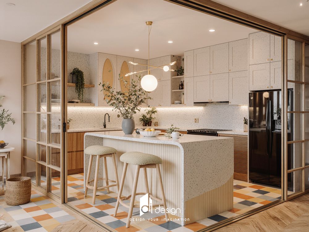 Thiết kế căn hộ 100m2 tối ưu không gian sống, Thiết kế căn hộ 100m2 tối ưu không gian sống