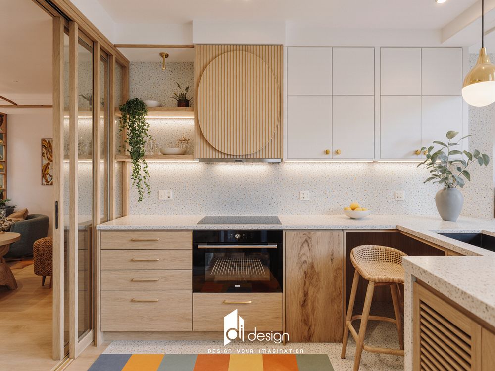 Thiết kế căn hộ 100m2 tối ưu không gian sống, Thiết kế căn hộ 100m2 tối ưu không gian sống
