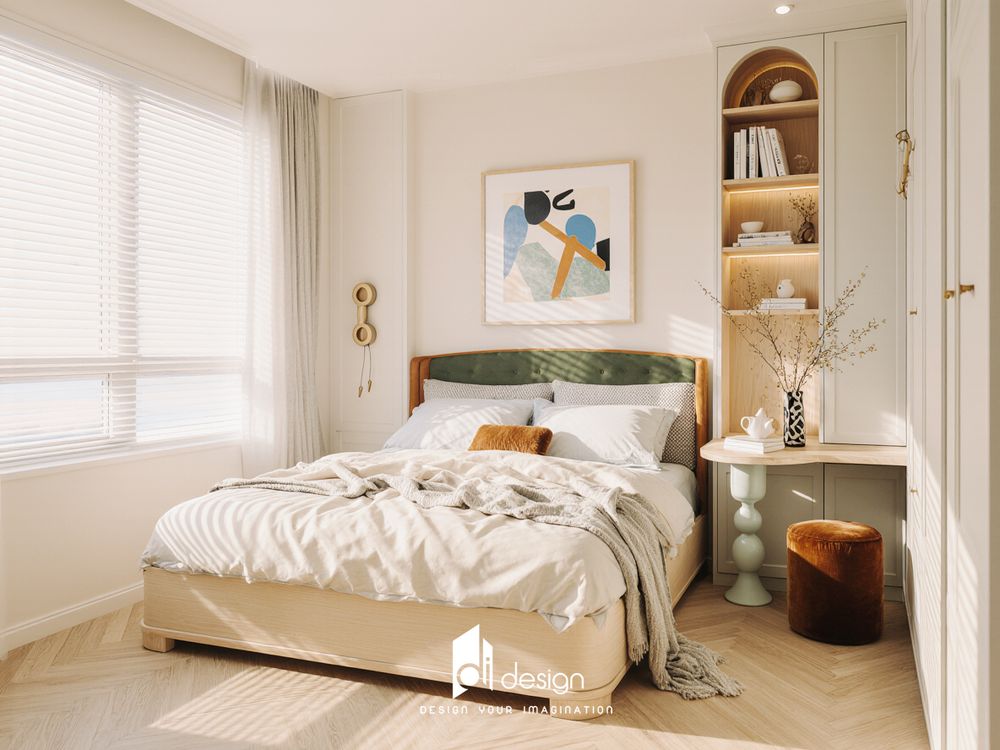 Thiết kế căn hộ 62m2 đẹp ấm áp và nhẹ nhàng Thiết kế căn hộ 62m2 đẹp ấm áp và nhẹ nhàng