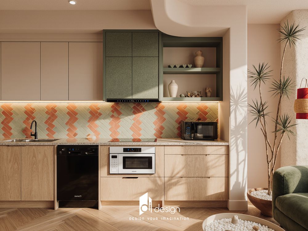 Thiết kế căn hộ 62m2 đẹp ấm áp và nhẹ nhàng Thiết kế căn hộ 62m2 đẹp ấm áp và nhẹ nhàng