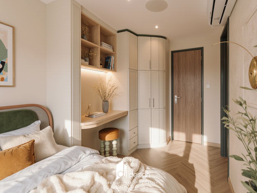 Thiết kế căn hộ 62m2 đẹp ấm áp và nhẹ nhàng Thiết kế căn hộ 62m2 đẹp ấm áp và nhẹ nhàng