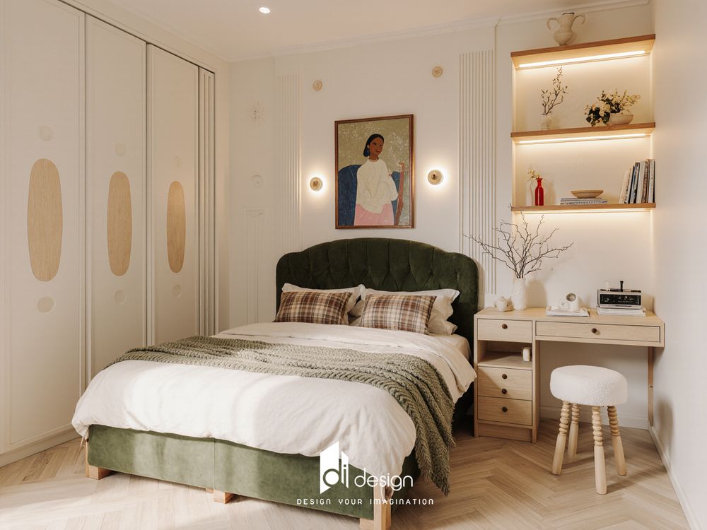Thiết kế căn hộ 62m2 đẹp ấm áp và nhẹ nhàng Thiết kế căn hộ 62m2 đẹp ấm áp và nhẹ nhàng