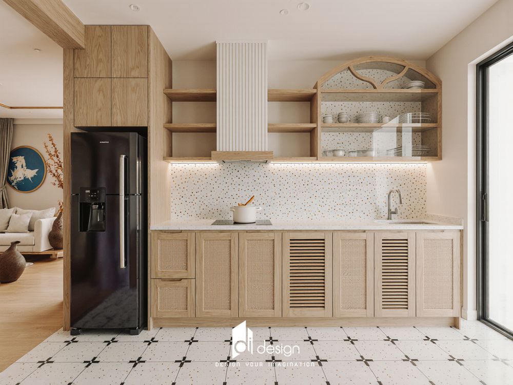 Thiết kế căn hộ 63m2 phong cách Nhật Bản