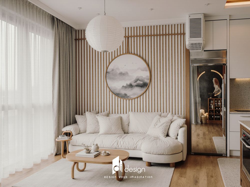 Thiết kế căn hộ 64m2 phong cách Nhật Thiết kế căn hộ 64m2 phong cách Nhật