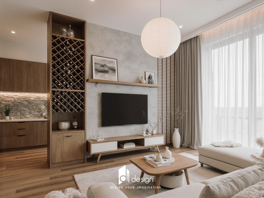 Thiết kế căn hộ 64m2 phong cách Nhật Thiết kế căn hộ 64m2 phong cách Nhật