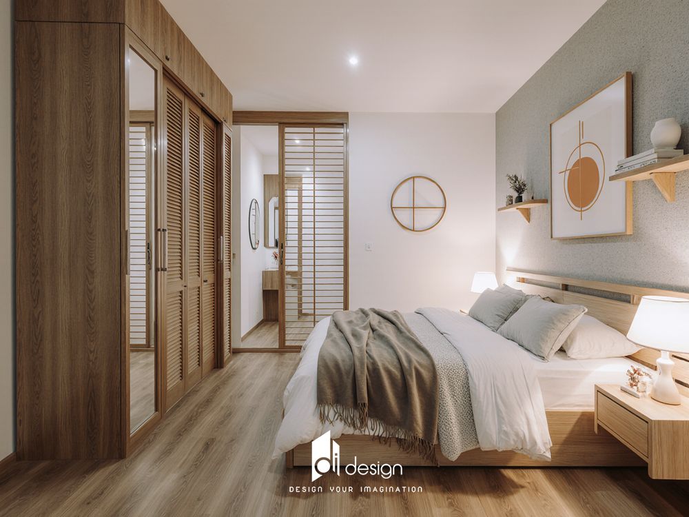 Thiết kế căn hộ 64m2 phong cách Nhật Thiết kế căn hộ 64m2 phong cách Nhật