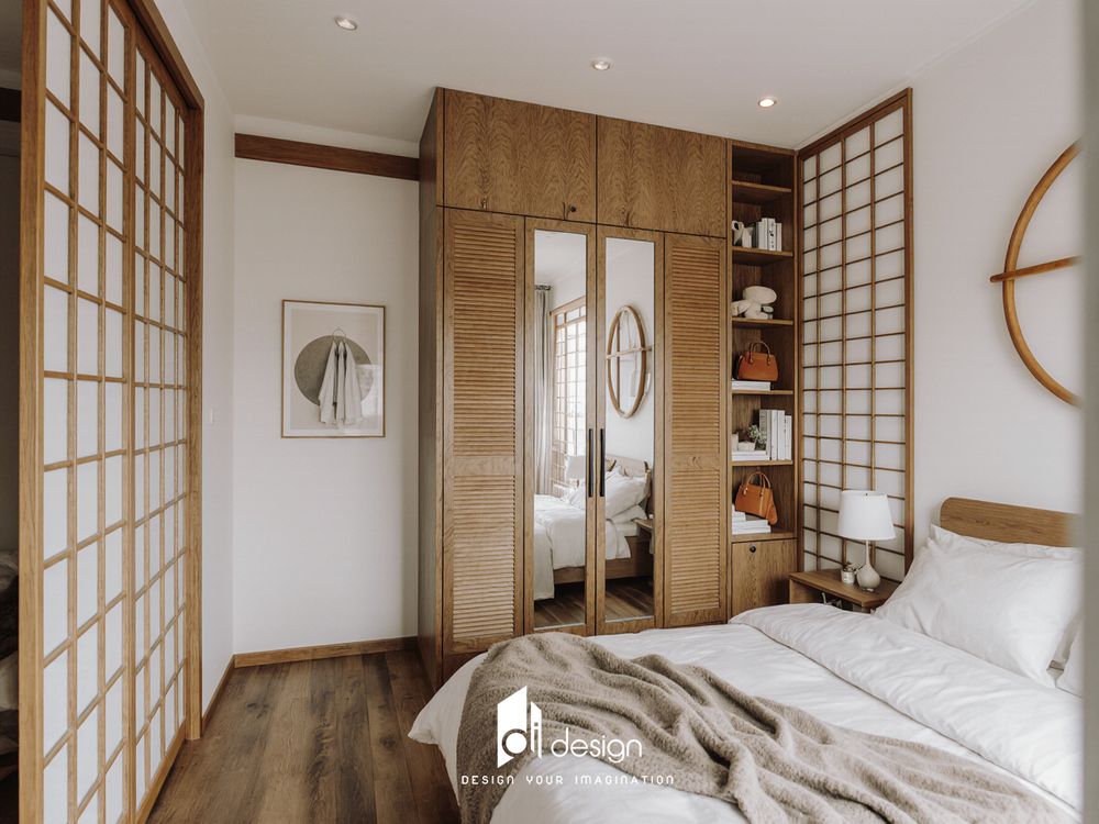 Thiết kế căn hộ 64m2 phong cách Nhật Thiết kế căn hộ 64m2 phong cách Nhật