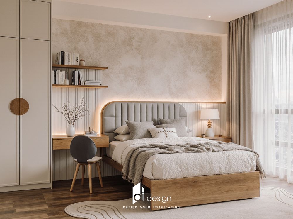 Thiết kế căn hộ 72m2 đẹp hiện đại tiện nghi