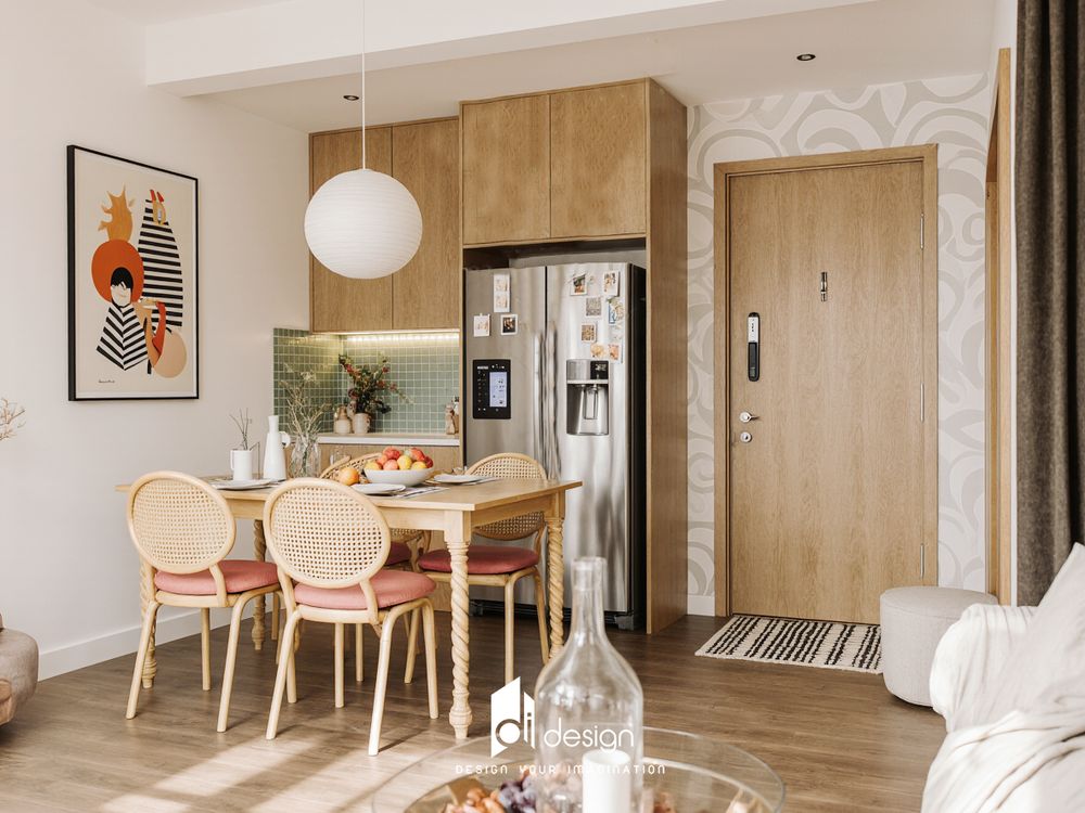 Thiết kế căn hộ chung cư 66m2 Bộ Công An trở nên mới lạ nhờ cách phối màu Thiết kế căn hộ chung cư 66m2 Bộ Công An trở nên mới lạ nhờ cách phối màu