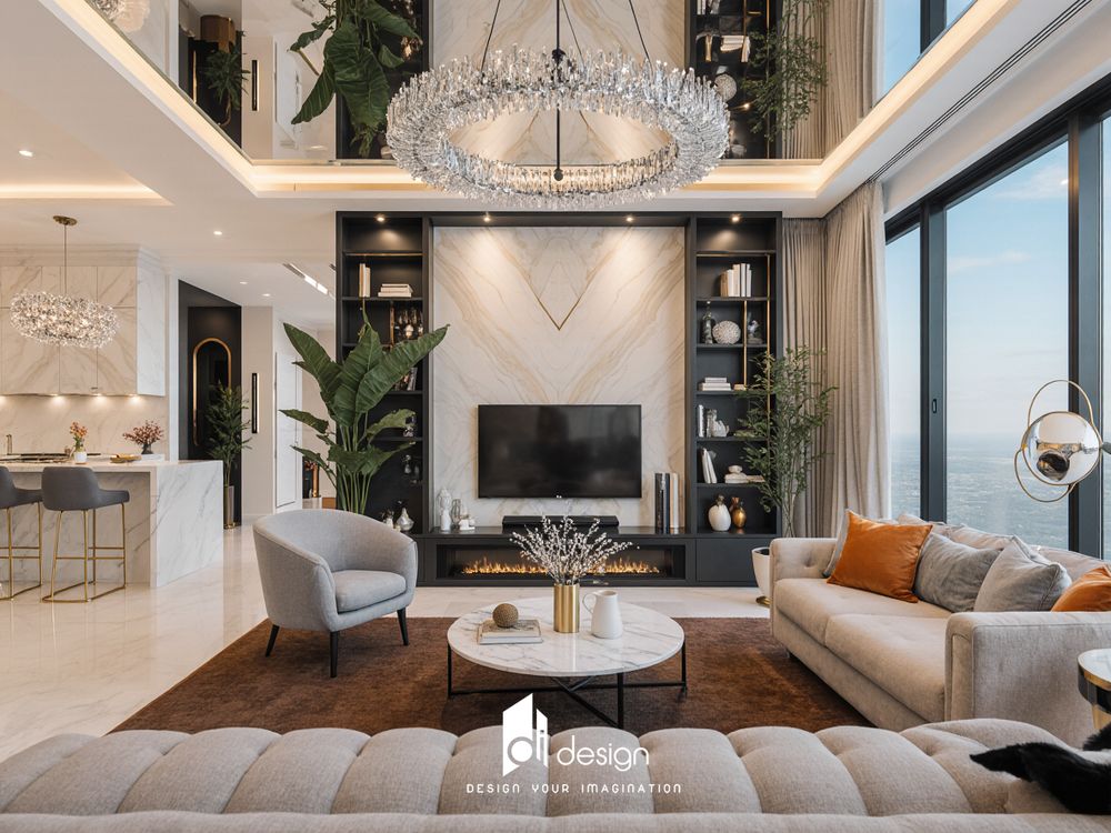 Thiết kế nội thất căn hộ phong cách Luxury sang trọng, tinh tế và đẳng cấp Thiết kế nội thất căn hộ phong cách Luxury sang trọng, tinh tế và đẳng cấp
