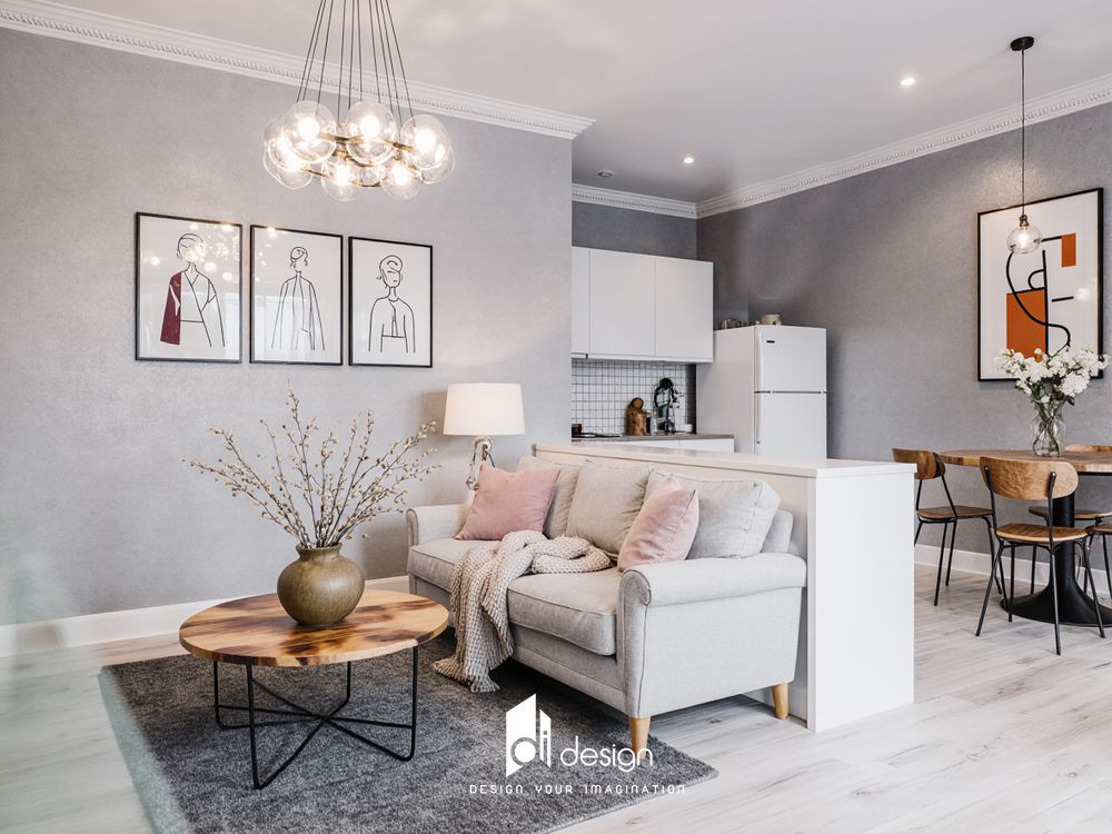 Thiết kế nội thất nhà chung cư 45m2 cho cô nàng độc thân