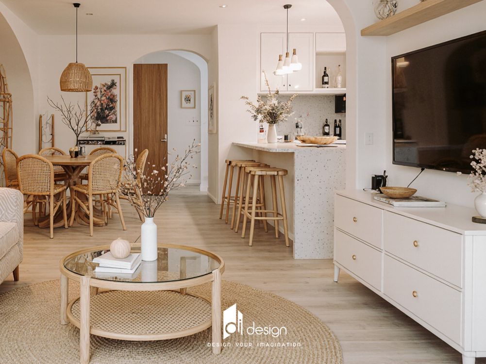 Thiết kế căn hộ 54m2 yêu thương lan tỏa